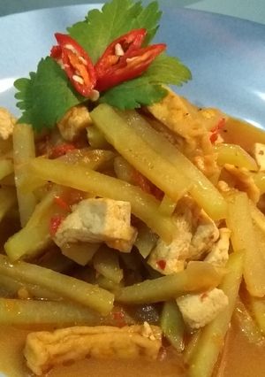 Foto resep Tumis labu siam pedas