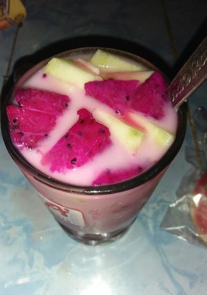 Foto resep 3) es buah dadakan #BikinRamadanBerkesan