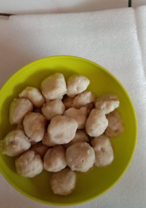 Foto resep Bakso ayam tanpa pengenyal