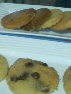 Una foto de Galletas de vainilla con chispas de chocolate
