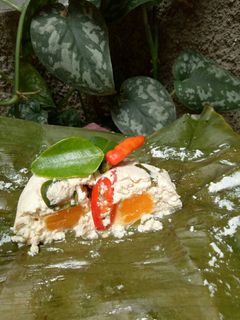 Foto resep Pepes tahu telur asin