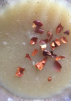 A picture of Lauki soup.