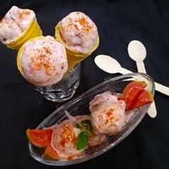 A picture of Red Guava Icecream.