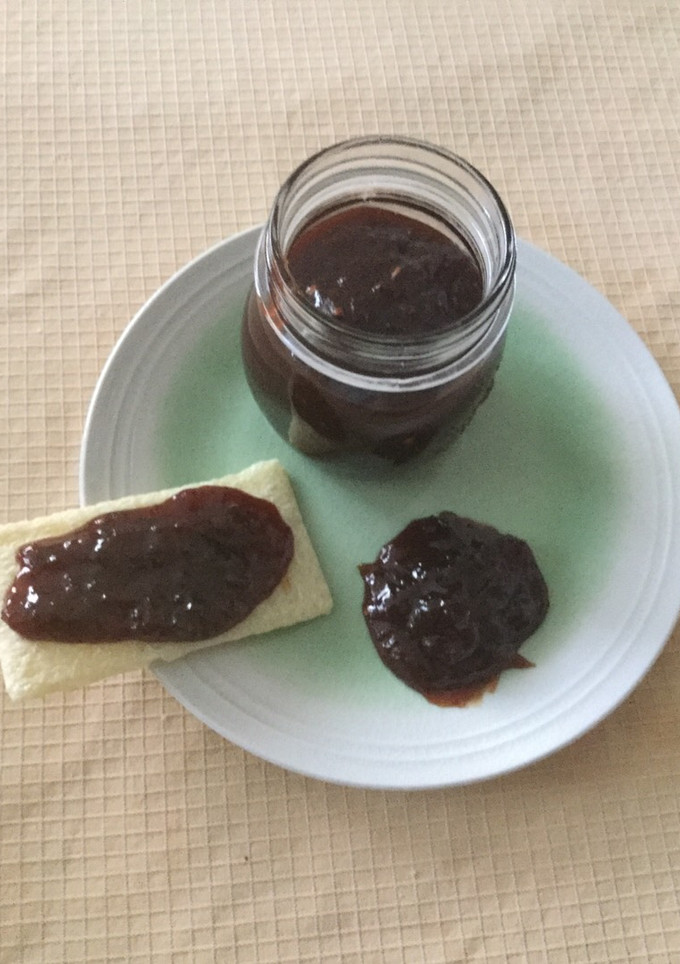 Una foto de Mermelada de sandía y plátano