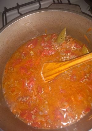Una foto de Mi salsa bolognesa🍅🍝