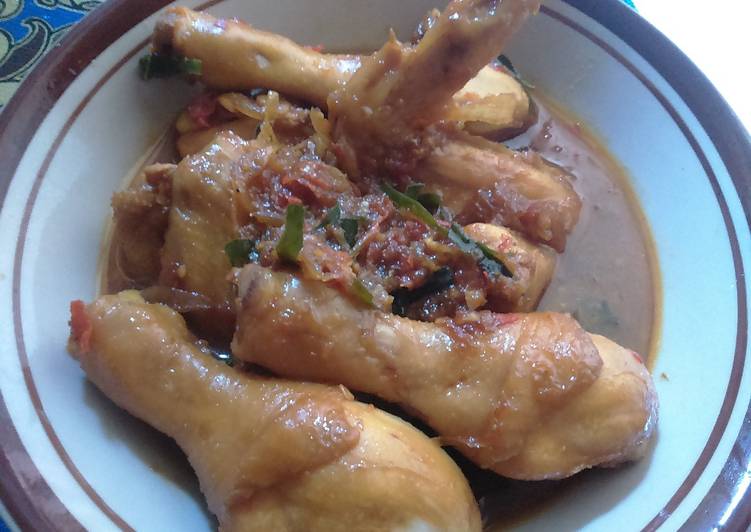 Langkah Mudah untuk meracik Ayam bumbu kecap pedas, Sempurna