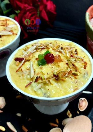 A picture of Saffron Firni Kheer.