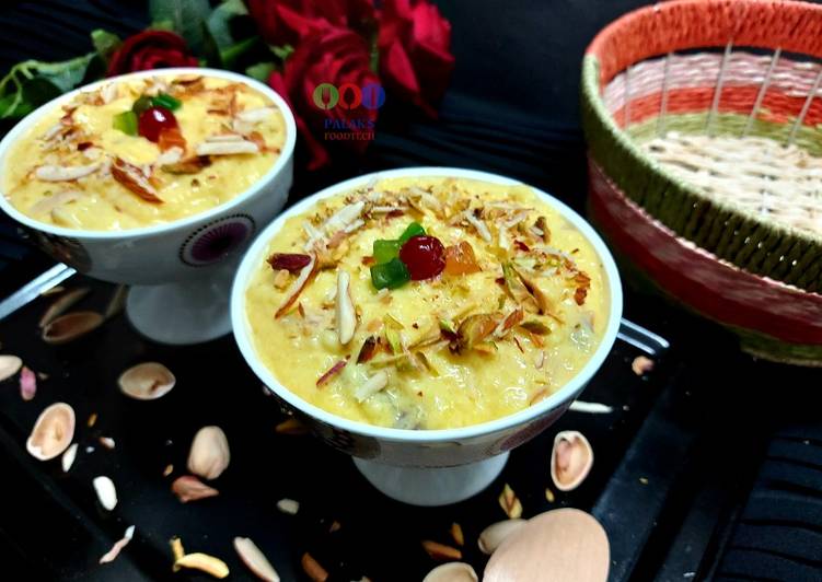 Steps to Make Super Quick Homemade Saffron Firni Kheer