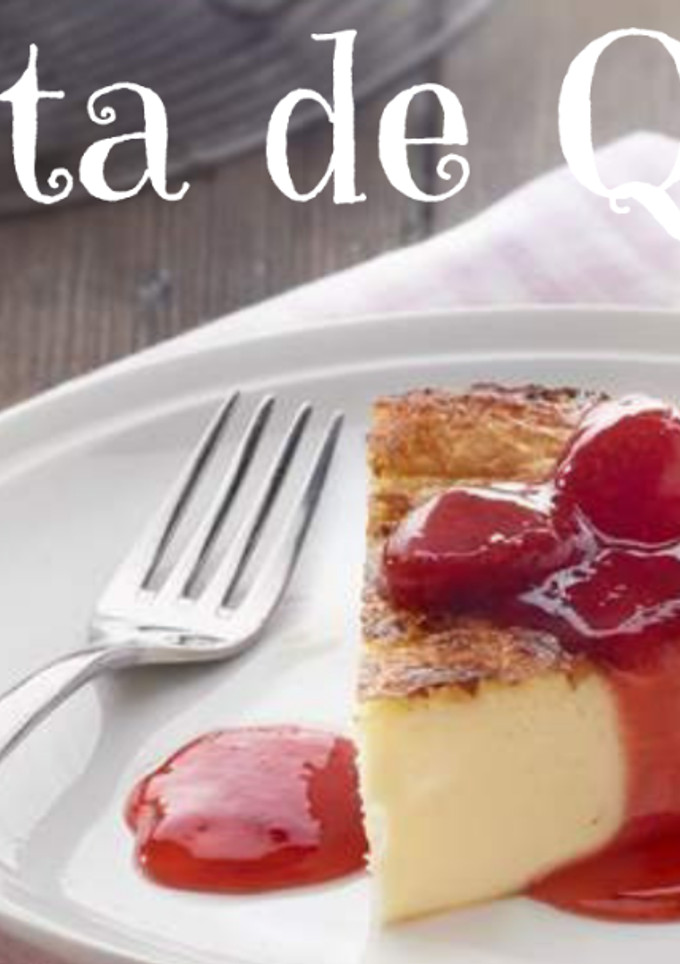 Una foto de Tarta de queso casera, fácil y riquísima