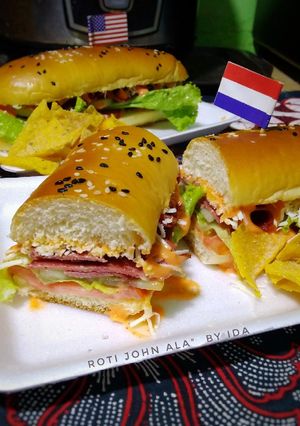 Foto resep Roti john ala² 🍞🌭🥪
