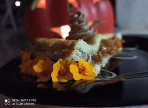 Una foto de Tarta de nísperos