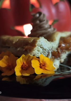 Una foto de Tarta de nísperos
