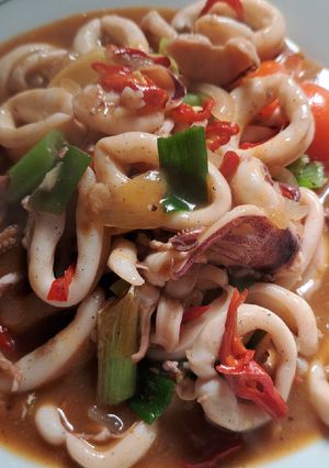Foto resep Cumi Basah Saos Tiram