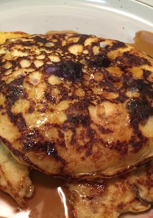 A picture of Ricotta Pancakes.