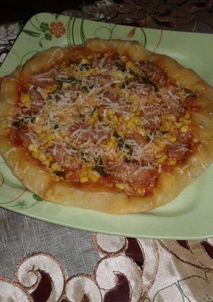 Foto resep Piźza Magic Com Ala ala.. #alakadarny 😄