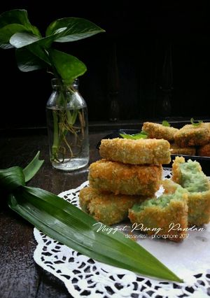 Foto resep Nugget Pisang Pandan