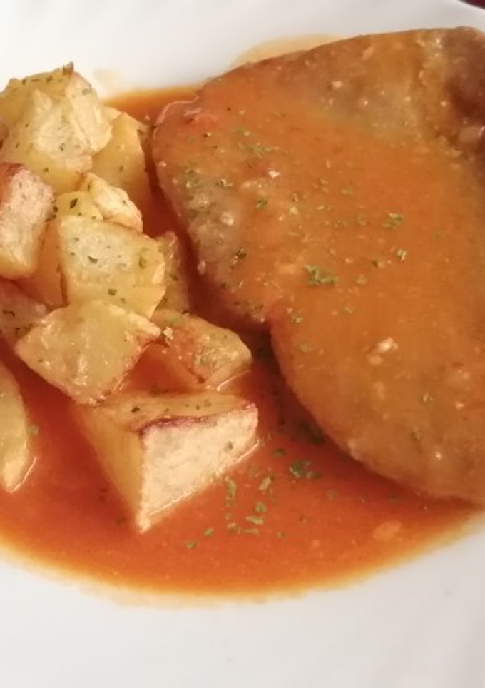 Una foto de Atún en salsa de Pimientos