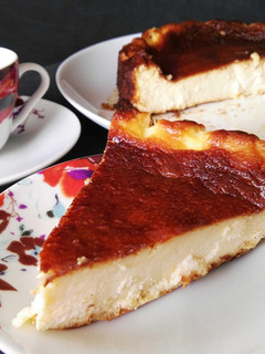 Una foto de Tarta de queso La Viña