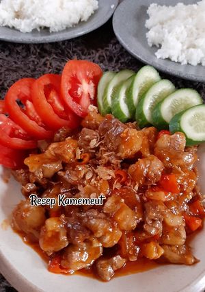 Foto resep Iga saus pedas ala resto
