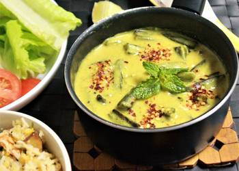 Without Fail Make Recipe Bhindi Kadhi Okra in Yogurt Sauce Delicious Without Fail Make Recipe Bhindi Kadhi Okra in Yogurt Sauce Delicious