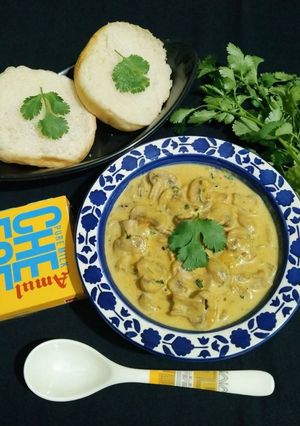 A picture of 15 minutes Creamy Mushroom.