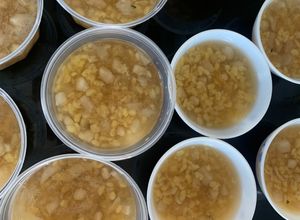 Hình của món Cùi Bưởi nấu chè.