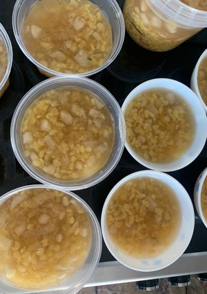 Hình của món Cùi Bưởi nấu chè.