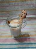 Leche, dulce de leche y café frío