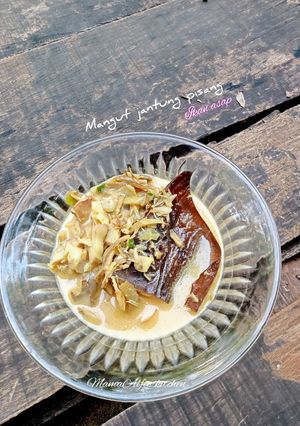 Foto resep Mangut jantung pisang ikan asap