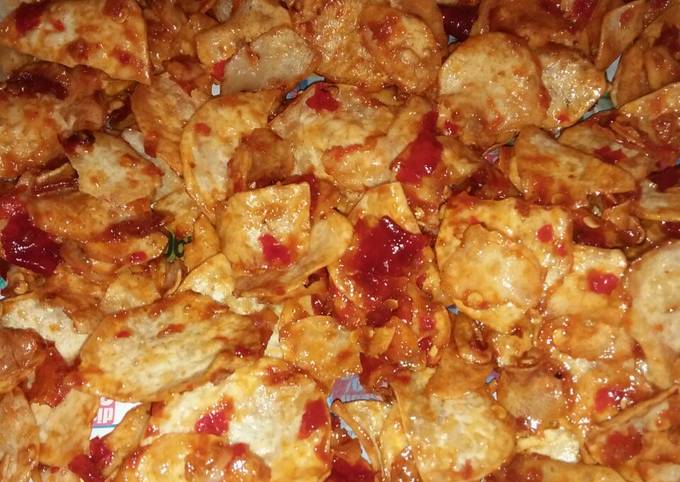 Resep Keripik Talas Pedas Manis oleh Rahma Watie - Cookpad