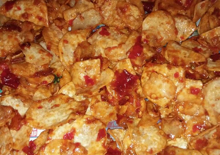 Resep Keripik Talas Pedas Manis yang Menggugah Selera