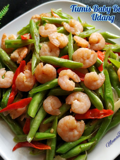 Foto resep Tumis Baby Buncis Udang