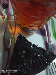 عکسی از دستور کیک دو رنگ با پودر کیک رشد🍰