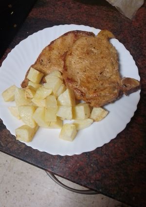 Una foto de Chuletas de cerdo adobadas