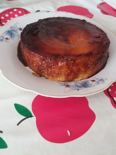 Una foto de Flan de calabaza