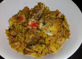 Easy Fast Cooking Paella Delicious