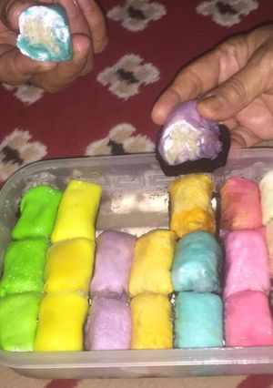 Foto resep 🌈Pancake durian rainbow🌈