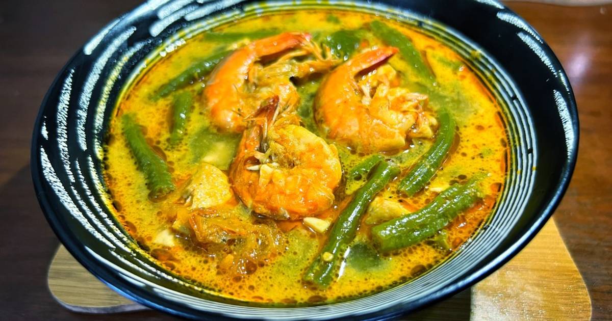 Resep Gulai Udang Kacang Panjang Khas Dumairiau Favorit Bunda