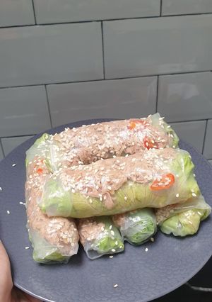 Foto resep Salad Roll with Tuna Spicy