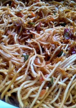 A picture of Mix vegetable Chowmein.