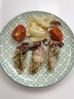 Una foto de Calamares al horno