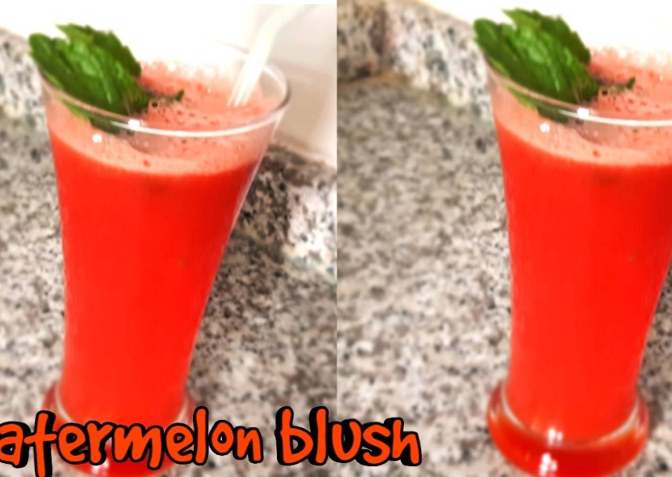 Recipe of Super Quick Homemade Watermelon blush