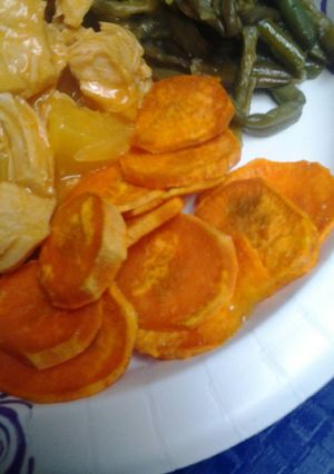 A picture of Super easy sweet potato chips.