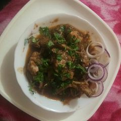 A picture of Ginger garlic lemon chicken.