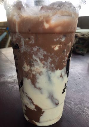 Hình của món Cacao kem sữa đá viên.
