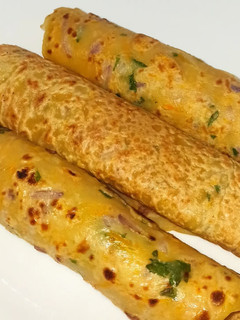 A picture of Savoury crepes.