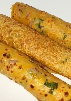 A picture of Savoury crepes.