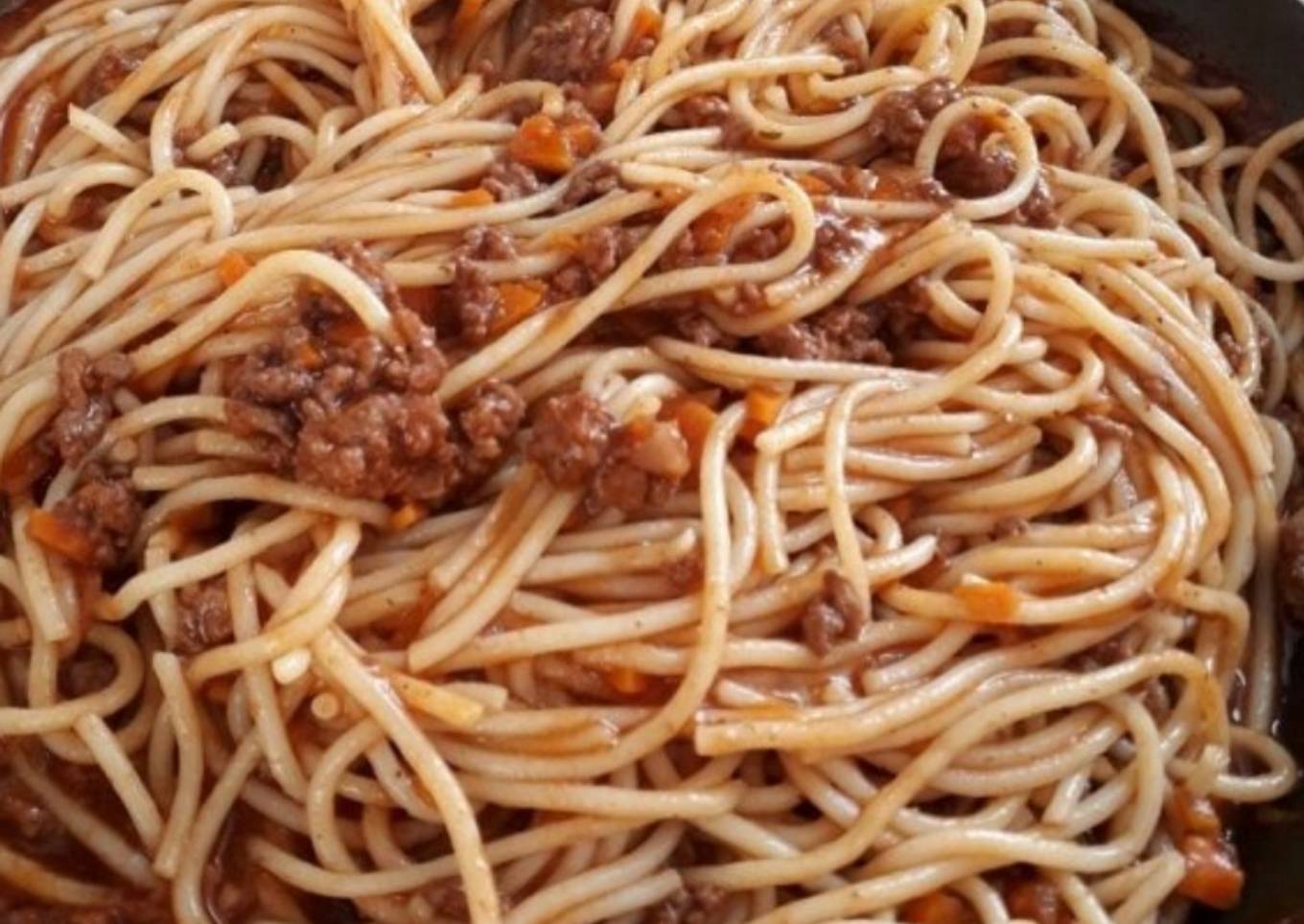 Spaghetti boloñesa