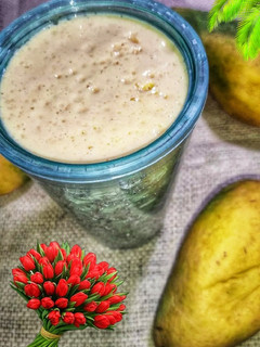 A picture of Mango Apricot Shake 🥭 🥭 🥤🥤.
