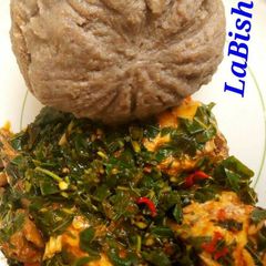 A picture of Simple vegetable soup with wheat.